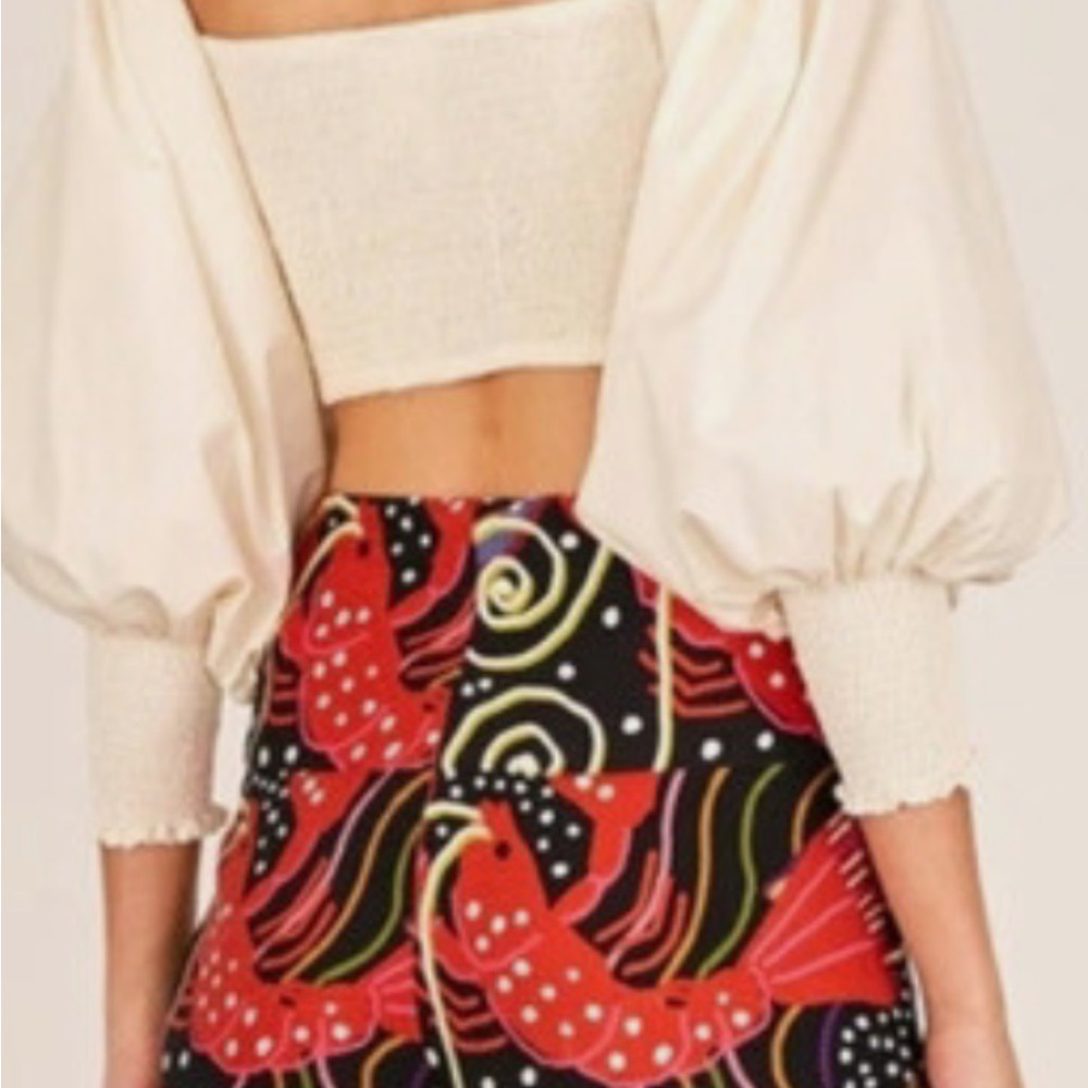Farm Rio Multicolor High Waist Women's Shorts NWT size M - Picture 5 of 7